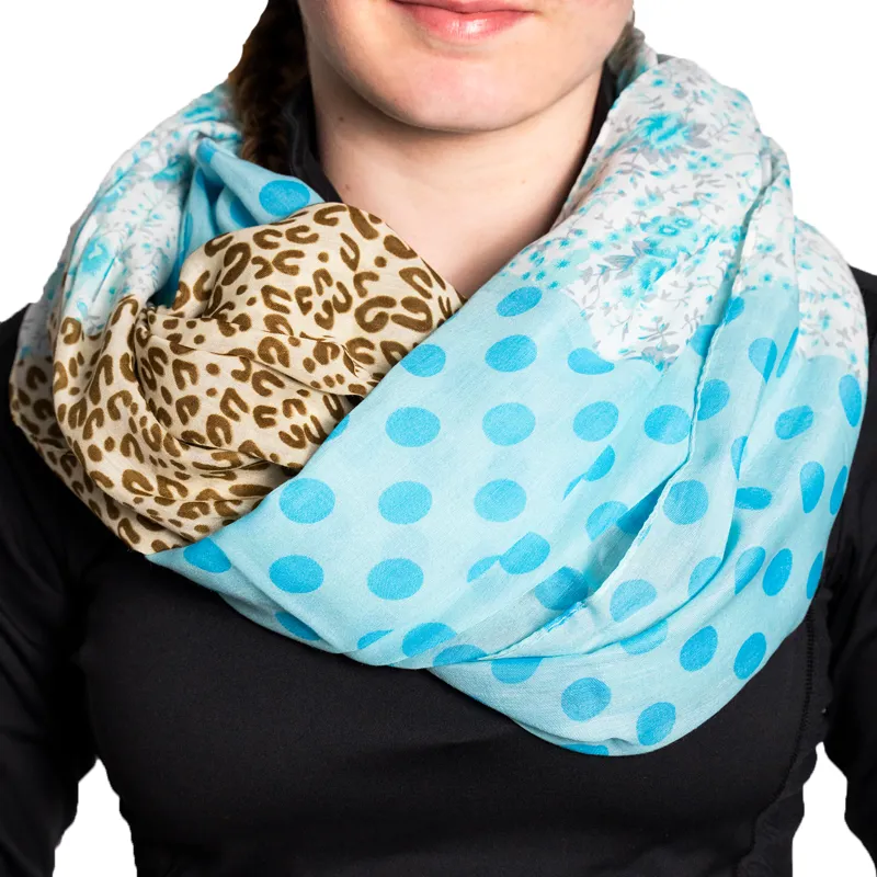 Esperado Loop Scarf - Blue/Brown